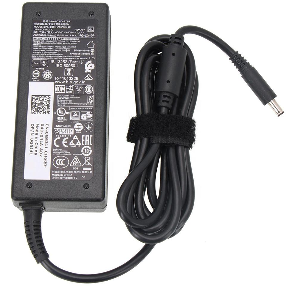 ขายส่งแล็ปท็อปAc Dc Charger 65วัตต์19.5โวลต์3.34A 4.5*3.0มิลลิเมตรUniversalแล็ปท็อปอะแดปเตอร์สําหรับDe