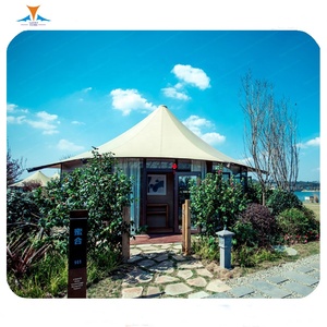 Glamping Luxury Tents Safari Camping Outdoor Villa <strong>House</strong> Tent - Product Image 2