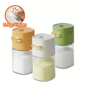 Doseur d'assaisonnement visible et quantitatif, 0,5g par pression, pour sel et poivre, type presse, bouteille à épices - Product Image 1