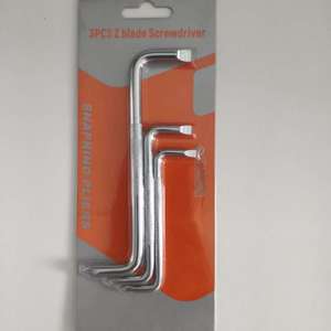 Jeu de tournevis trois pièces de type Z avec clé à douille bricolage pièces d'outils de Tube de vente aux enchères Support OEM personnalisé - Product Image 1