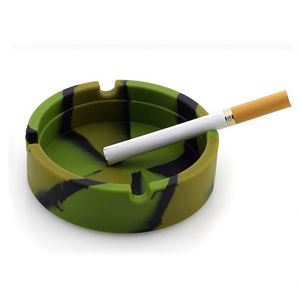 Cenicero de Silicona Colorido Personalizado en Oferta, Resistente al Calor y sin Humo para Fumar Tabaco, Cenicero de Silicona Multiusos para Mesa - Product Image 1