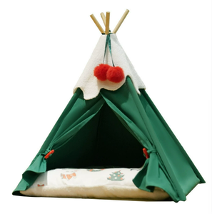 Casas Portátiles Tipo <span class=keywords><strong>Tipi</strong></span> para Perros y Cachorros con Cojín Grueso para Mascotas - Product Image 2