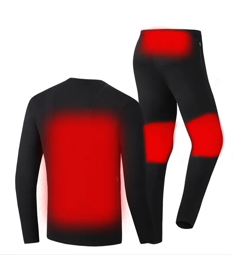 Custom In Stock Thermo Underwear Mens Heated Long Johns Set Thermal Underwear for Men Women