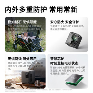 9ecoflow Zhenghao <span class=keywords><strong>De3</strong></span> 1000air Alimentation électrique extérieure grande capacité 960Wh Lithium Iron Phosphate - Product Image 5