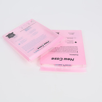 Boîte cadeau personnalisée Boîte d'emballage pliante transparente en PVC Boîte d'emballage transparente en plastique PET pour étui de téléphone portable