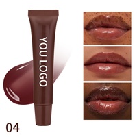 Gloss à lèvres personnalisé avec logo, couleurs crème minérale, effet repulpant, hydratant, waterproof, mat, pailleté, huile, maquillage complet des lèvres, brillant