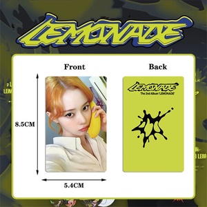 4 pièces/ensemble, photocartes HD du nouvel <span class=keywords><strong>album</strong></span> des Girls Group LEMONADE, NINGNING WINTER KARINA GISELLE, cartes LOMO brillantes double face, cadeau <span class=keywords><strong>pour</strong></span> les fans - Product Image 3