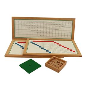Material Didáctico Escolar Montessori, Matemáticas, Aritmética, Sumas, Tablas de Trabajo, Juguetes Matemáticos Montessori de Madera - Product Image 2