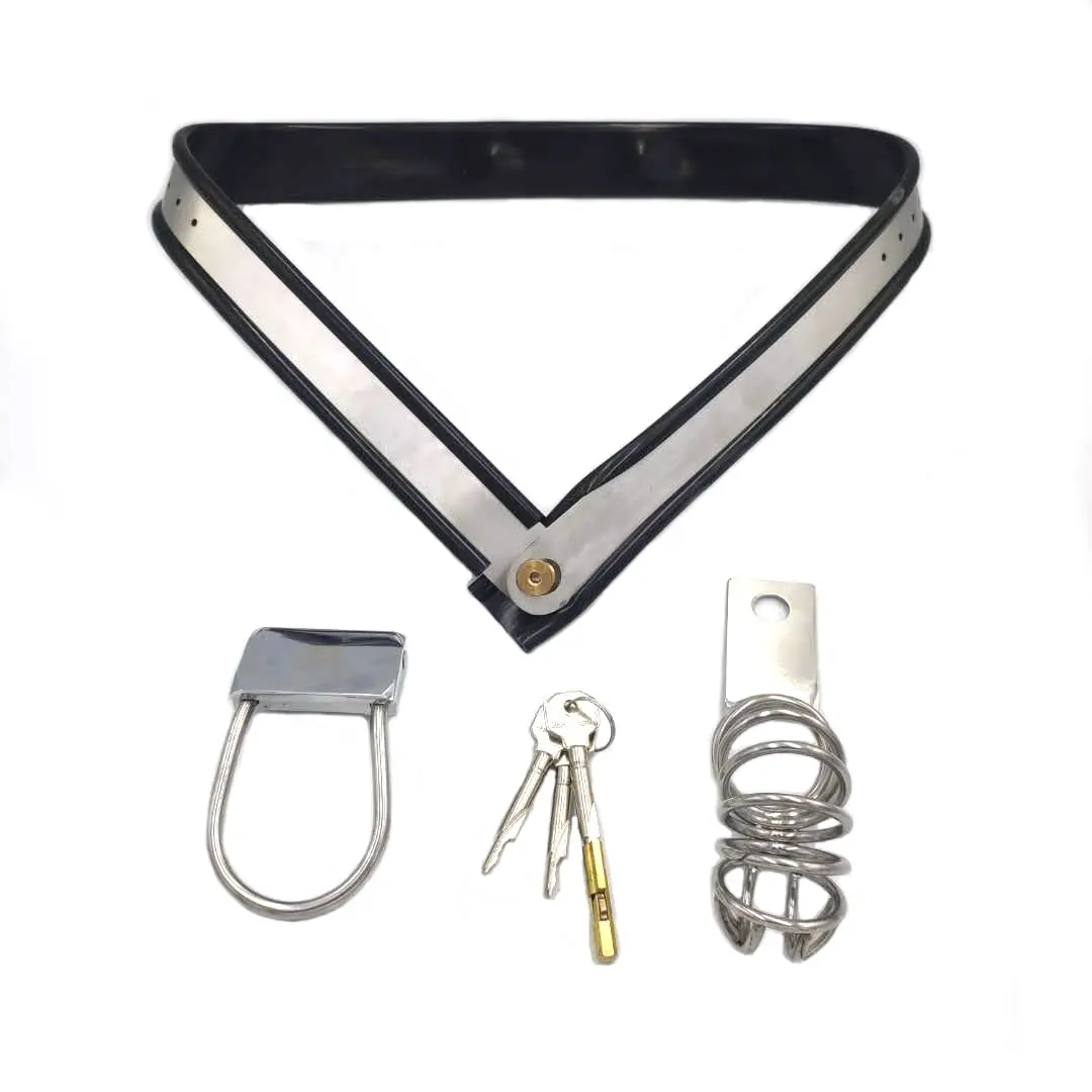 Ceinture de chasteté pour homme, dispositif érotique bon marché, cage de coq, en acier inoxydable, ceinture de chasteté, pantalons, produits sexuels pour bdsm, bondage pour hommes