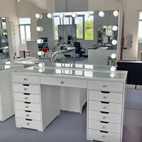Nouvelle Commode en Bois Design 2026 en Promotion avec Tiroirs, Meuble de Chambre de Haute Qualité, Coiffeuse Noire, Blanche et Rose avec Miroir