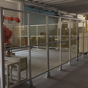 Nhôm hội thảo bảo vệ Net Robot thiết bị hộ Lan tôn sóng tùy chỉnh cửa trượt - Product Image 2