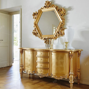 Customizable Royal Classic Style Solid Wood Sideboard Handmade <strong>Buffet</strong> Furniture for Dining Room Sets - Product Image 3