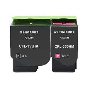 ตลับหมึกอีนิวส์ CFL355HK สีดำและสีม่วงแดงสำหรับเครื่องพิมพ์เกรทวอลล์ A280HN ที่ใช้งานร่วมกันได้ - Product Image 3
