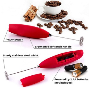 2025 Oem Culi Bunter Handheld Mini Electric Schneebesen Batterie betriebener tragbarer Getränke mischer Milch schäumer Kunststoff ohne Ständer