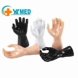 Mão modelo silicone material mão dobra palma modelagem tamanho grande masculino mão ensino demonstração modelo