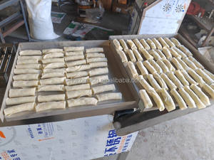 Máquina de doble hilera para hacer rollos de primavera, máquina para hacer rollos de primavera congelados, máquina de acero inoxidable para hacer rollos de huevo con certificación CE - Product Image 6