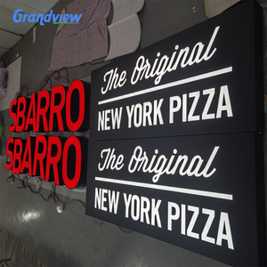 Enseigne LED lumineuse pour restaurant <span class=keywords><strong>SBARRO</strong></span> Pizza, lettres 3D en acrylique personnalisées pour façade de magasin - Product Image 3