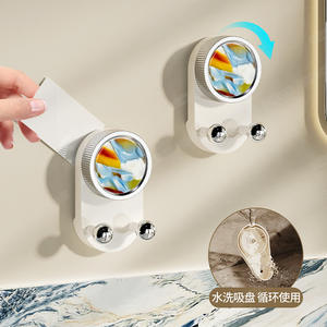 Gancho de succión Monleyta para montaje en pared, sin perforaciones, acabado pulido redondo, para organización de almacenamiento en el baño - Product Image 5