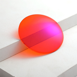 Nhà Máy Vòng Red CR39 <span class=keywords><strong>CR</strong></span> <span class=keywords><strong>39</strong></span> chống màu xanh cắt 99.9% 100% <span class=keywords><strong>1.49</strong></span> màu xanh màu xanh lá cây ánh sáng chặn quang học kính mắt ống kính Ống kính - Product Image 1