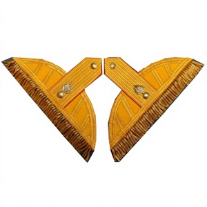Hombreras de uniforme estilo clásico con flecos, personalizadas, de lona bordada y cosida, 89th Uniform - Product Image 3