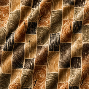 Geometric Wood Velvet <b>Curtain</b> Panel Art Nouveau Inspired Blackout Window Drapery Elegant Decorative Room Darkening <b>Curtain</b> - Product Image 5
