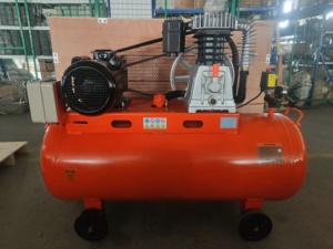 Popular Oil-Free Portable 220V 8Bar 3HP 50L Direct-drive <b>Cooled</b> AC Powered Portable Portable Air C - Product Image 2