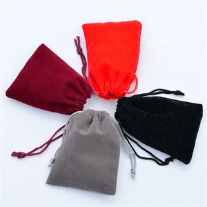 Colorful <strong>Small</strong> 8x10cm Hat Dust Bags with <strong>Draw</strong> String Velvet Dice Bag - Product Image 5