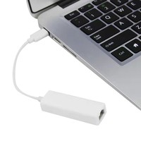 Adaptateur Répartiteur USB vers RJ45 Ethernet 2026 – Carte Réseau Micro USB 2.0 100 Mbps pour Tablette, Ordinateur Portable, PC et Android