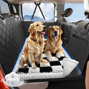 Yıkanabilir Düz Flanel Nefes Alabilen Çevre Dostu Evcil Hayvan Minderi Köpek Kanepe Örtüsü Kalın Yumuşak Köpek Araba Koltuğu Seyahat Yatağı - Product Image 1