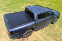 Couverture de benne de camion rétractable manuelle pour Ford Ranger 5 pieds de large, installation facile par fixation par pince