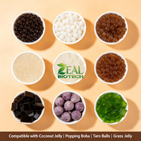 ZEAL Premium Verse Tapioca Parels Boba Kokos Jelly Popping Taro Ballen Bubble Tea Ingrediënten in Zak