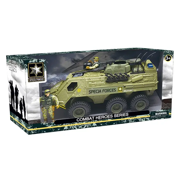 Brinquedo do tanque do exército de plástico com plástico soldado do exército do brinquedo mini exército soldados de brinquedo