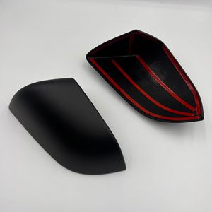 Shuangyi Matte Black <b>Mirror</b> Covers For Tesla Model 3 Full Set <b>Plastic</b> Rearview Protector - Product Image 3
