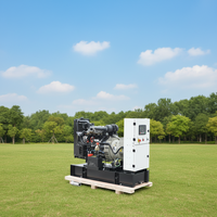 Générateur diesel 10 kW 120/240 V monophasé 50 Hz, type à châssis ouvert, avec démarrage automatique du groupe électrogène, ATS, démarrage à distance