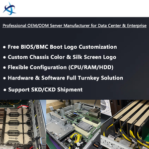 เซิร์ฟเวอร์ติดตั้งแร็ค2U oem/odm รองรับ Intel Xeon แบบปรับขนาดได้คู่ DDR5 RAM NVMe SSD Data Center Barebone - Product Image 2