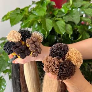 Extensiones de Cabello con Punta Plana Invisible, Cabello Humano con Punta K, Queratina, Cutícula Alineada, Suaves, Ligeras, Cómodas, Sin Daños, Punta Plana - Product Image 6