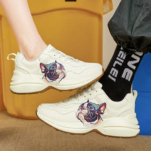 Zapatillas de Lujo de Diseñador 2026 de Cuero Genuino para Hombre y Mujer con Amortiguación de Aire, Malla Clásica Iluminada y Suela Gruesa - Product Image 5