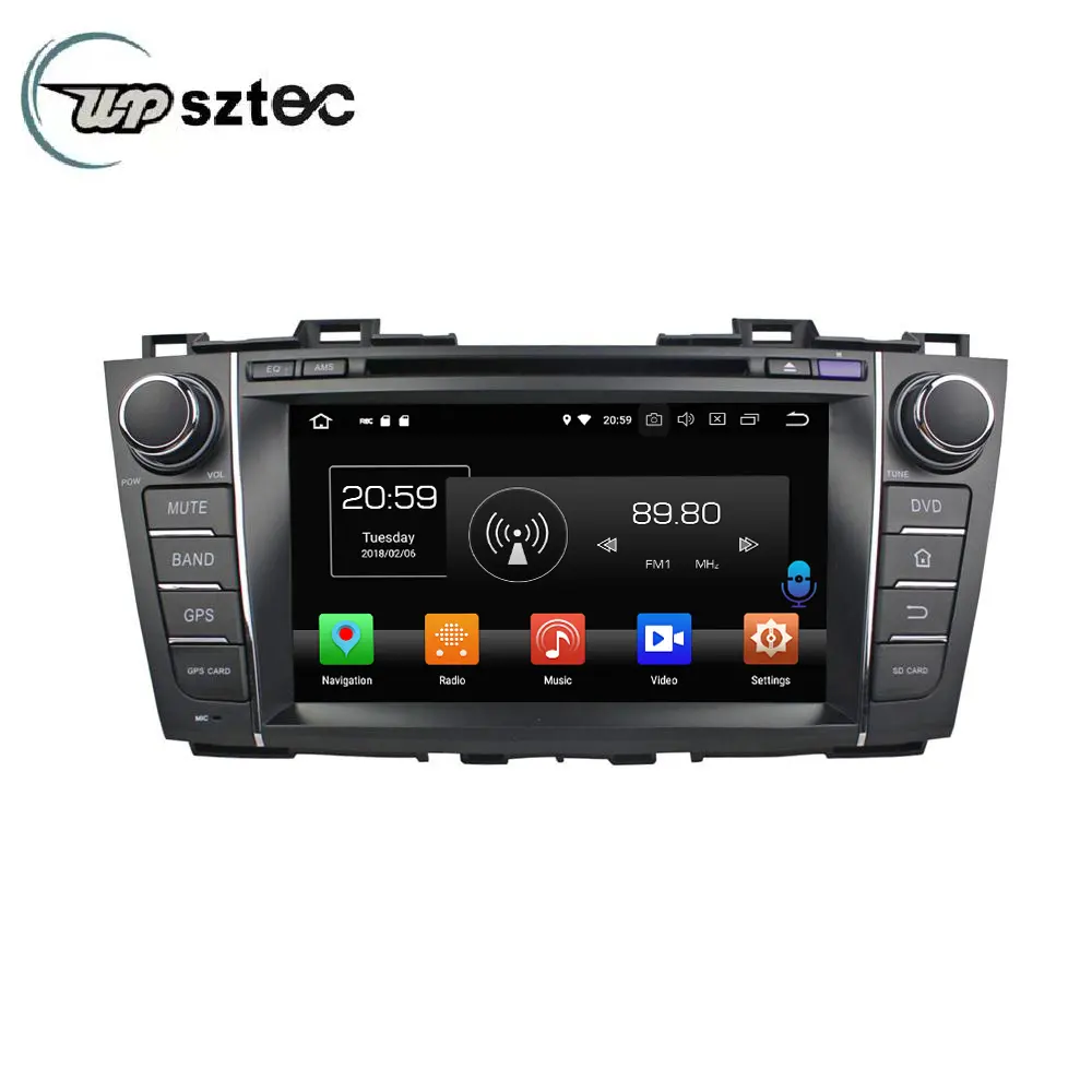 Pemutar DVD mobil Android 10 7 ", pemutar DVD Mobil untuk Mazda 3 untuk mazda Primacy 2009-2012, Radio Multimedia, pemutar Video, navigasi GPS