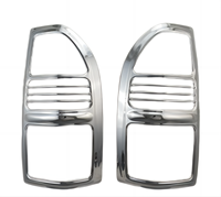 Kit de voiture automatique chaud corps chromé bouclier arrière accessoires extérieurs en aluminium pour Toyota Prado FJ90 1997-2002