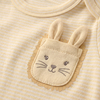 Combinaison bébé en coton biologique à manches courtes, combinaison de nuit personnalisée, vêtements pour bébé, vêtements de nuit écologiques en jersey pour nouveau-né