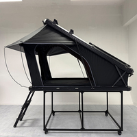 Tente de toit rigide SNDN 4 saisons pour camping-car, en aluminium, pour 2 à 3 personnes, tente de toit pour voiture tout-terrain, toile, tente de toit extérieure avec charnières en X