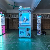 KUBIXIOB Ensemble métallique de machine à griffes commerciale à monnayeur, attrape-peluches pour centre commercial et centre de jeux d'arcade