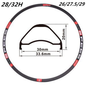 <span class=keywords><strong>Roue</strong></span> de vélo de montagne 26/27. Jante de <span class=keywords><strong>roue</strong></span> de frein à disque double couche en alliage d'aluminium de 5/29 <span class=keywords><strong>pouces</strong></span> <span class=keywords><strong>28</strong></span>/32 trous - Product Image 3