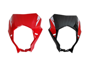 Para Italika <span class=keywords><strong>DM150</strong></span> CUBIERTA FARO AZUL NEGRO MATE Piezas y accesorios de motocicleta Nueva cubierta de cabeza para Sistemas de carrocería - Product Image 2