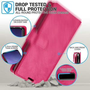 GSCASE Smartphone Card Storage flip wallet étui de téléphone <span class=keywords><strong>en</strong></span> cuir avec porte-cartes pour <span class=keywords><strong>samsung</strong></span> galaxy z pour Galaxy S10 5G - Product Image 4