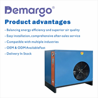 Sécheur d'air réfrigéré refroidi par air Demargo 1,5 Nm³/min 220 V à commande micro-ordinateur pour petits compresseurs à vis OEM