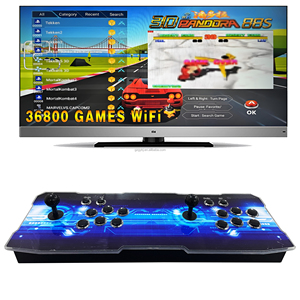Console di Gioco <span class=keywords><strong>Arcade</strong></span> <span class=keywords><strong>Retro</strong></span> Pandora Box 36800 con Doppio Joystick, Connessione Cablata, Spina USA, Memoria 64GB - Product Image 5