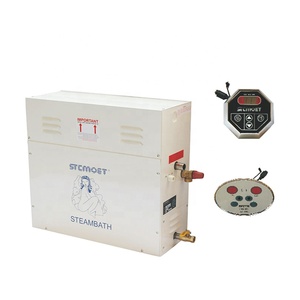 Sala de sauna de vapor húmedo para uso doméstico moderno con generador de vapor de 12kw Panel de control de 220V Fuente de alimentación de 3kw - Product Image 3