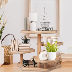 Tùy chỉnh 5 tầng tre <span class=keywords><strong>cupcake</strong></span> tháp đứng, cho bữa tiệc trà, nghỉ giải lao, lễ hội, sinh nhật vv, bánh Gỗ Đứng trong hình dạng đám mây - Product Image 6