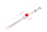 Bracelet sans fil SOS pour personnes âgées, bouton d'urgence pour parents, alarme SOS, système d'alarme domestique, compatible RF433 avec panneau de commande